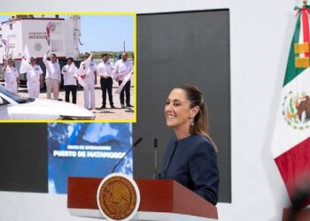 Reconoce Claudia Sheinbaum el compromiso de Américo Villarreal en el desarrollo del Puerto del Norte