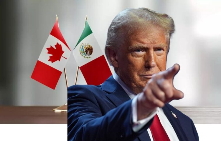 TRUMP SE ATRIBUYE CONTROL SOBRE MÉXICO Y CANADÁ; SHEINBAUM RESPONDE CON CAUTELA