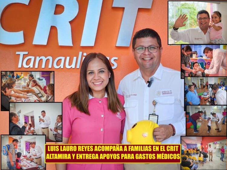 LUIS LAURO REYES ACOMPAÑA A FAMILIAS EN EL CRIT ALTAMIRA Y ENTREGA APOYOS PARA GASTOS MÉDICOS