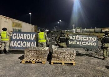ASEGURAN MÁS DE MEDIA TONELADA DE METANFETAMINA EN NUEVO LAREDO