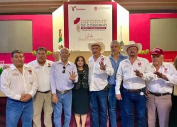 UGOCM y autoridades locales participan en el primer informe de Verónica Aguirre en San Fernando