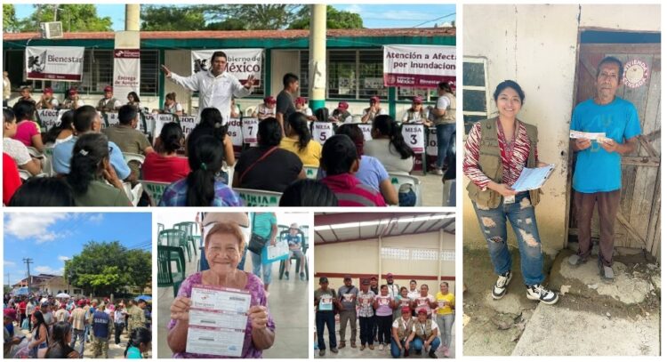 SERVIDORES DE LA NACIÓN DE TAMAULIPAS ACOMPAÑAN CON SOLIDARIDAD A FAMILIAS AFECTADAS EN VERACRUZ