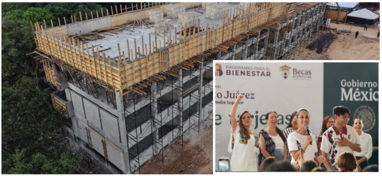 Sheinbaum desde Quintana Roo: “QUE NINGÚN JOVEN SE QUEDE SIN ESTUDIAR”