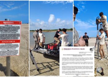SRE aclara: letreros colocados en Playa Bagdad no provinieron de autoridades estadounidenses