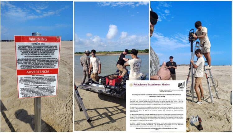 SRE aclara: letreros colocados en Playa Bagdad no provinieron de autoridades estadounidenses