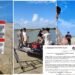 SRE aclara: letreros colocados en Playa Bagdad no provinieron de autoridades estadounidenses