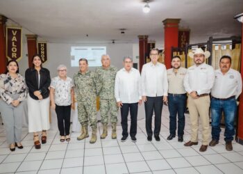 Soto la Marina refuerza coordinación en seguridad; alcaldesa participa en reunión militar en Tampico