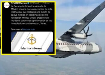 ACCIDENTE DE AERONAVE DE LA MARINA EN MISIÓN MÉDICA