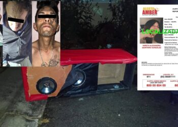 RESCATAN A JOVEN DE 17 AÑOS OCULTADA DENTRO DE UNA BOCINA EN EL ESTADO DE MÉXICO