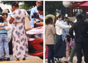 Una visita sin reflectores: Fátima Bosch y la corona que no se ve