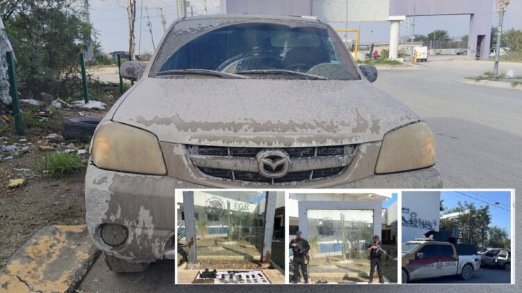 Guardia Estatal localiza y asegura vehículo con armamento en Reynosa