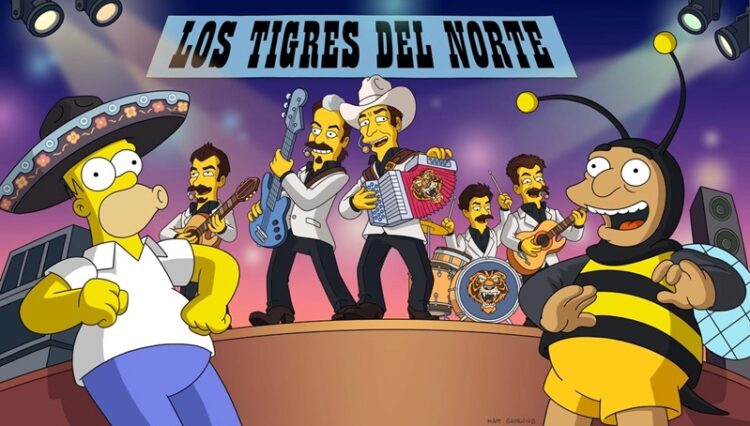 LOS TIGRES DEL NORTE SE SUMAN AL UNIVERSO DE LOS SIMPSON CON CORRIDO INÉDITO