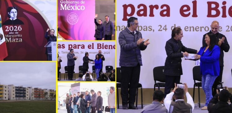 Sheinbaum anuncia inversión histórica para Tamaulipas con enfoque en el bienestar
