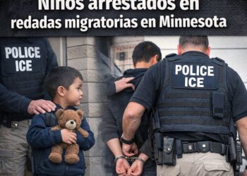 REDADAS MIGRATORIAS DEL ICE ALCANZAN A MENORES EN MINNESOTA.