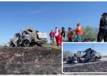 Autoridades buscan a familiares de víctimas tras fatal accidente en la carretera Victoria–Zaragoza