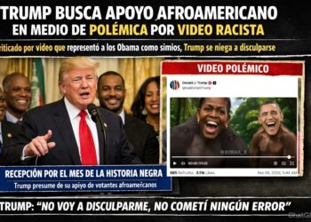 Trump reivindica apoyo afroamericano en medio de polémica por video ofensivo