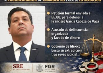 MÉXICO SOLICITA A EU DETENER A EXGOBERNADOR DE TAMAULIPAS PARA SU EXTRADICIÓN