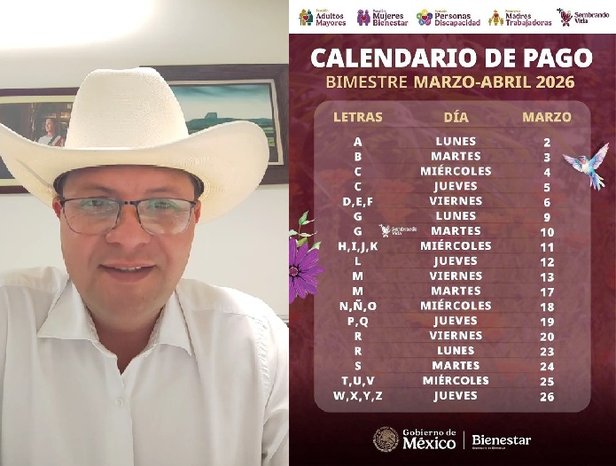 Con cercanía y sentido humanista, Luis Lauro Reyes anuncia inicio de pagos marzo-abril 2026