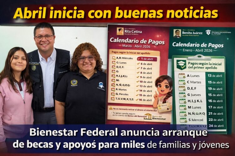 Abril inicia con buenas noticias