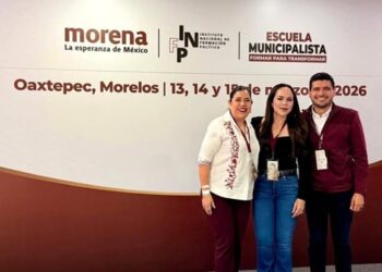 Alcaldes de Matamoros y Nuevo Laredo participan en encuentro municipalista de Morena en Oaxtepec