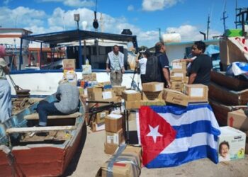 Zarpa desde Yucatán cargamento humanitario de más de 30 toneladas con destino a Cuba