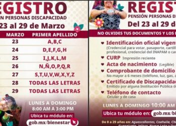 Inicia incorporación a Pensión para Personas con Discapacidad