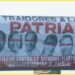 Aparecen mantas de protesta en Oaxaca contra legisladores que votaron en contra de reforma electoral