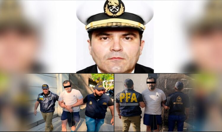 Detienen en Argentina a ex mando naval mexicano vinculado con red de huachicol fiscal