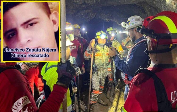 Rescatan con vida a segundo minero atrapado en Sinaloa tras casi dos semanas bajo tierra