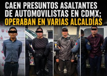 Caen presuntos asaltantes de automovilistas en CDMX; operaban en varias alcaldías