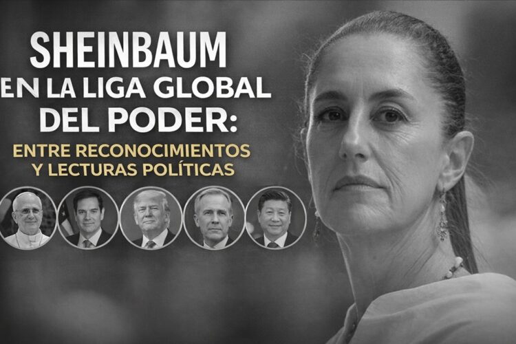 SHEINBAUM EN LA LIGA GLOBAL DEL PODER: ENTRE RECONOCIMIENTOS Y LECTURAS POLÍTICAS