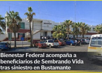 Bienestar Federal acompaña a beneficiarios de Sembrando Vida tras siniestro en Bustamante