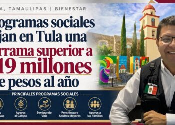 Programas sociales dejan en Tula una derrama superior a 419 millones de pesos al año