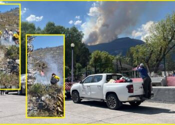 Refuerzan combate a incendio forestal en Miquihuana; 69 hectáreas afectadas