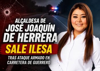 Alcaldesa de José Joaquín de Herrera sale ilesa tras ataque armado en carretera de Guerrero