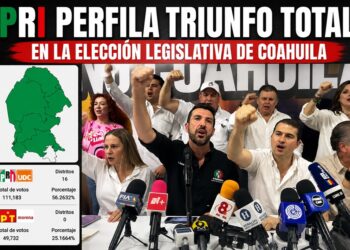 PRI perfila triunfo total en la elección legislativa de Coahuila