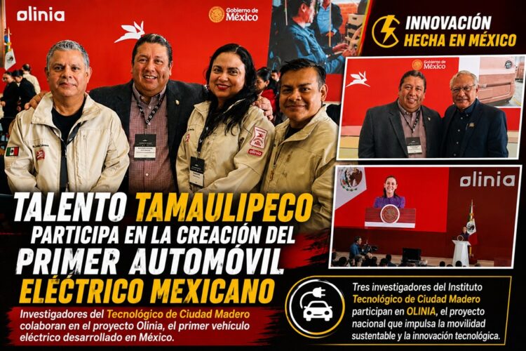 Talento tamaulipeco participa en la creación del primer automóvil eléctrico mexicano