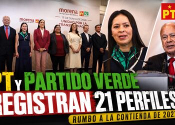 PT y Partido Verde registran 21 perfiles rumbo a la contienda de 2027