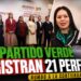 PT y Partido Verde registran 21 perfiles rumbo a la contienda de 2027