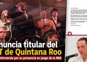 Renuncia titular del SAT de Quintana Roo tras controversia por su presencia en juego de la NBA