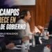 Maru Campos reaparece en Palacio de Gobierno y defiende trabajo realizado fuera de oficinas