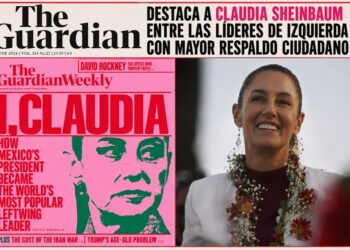 The Guardian destaca a Claudia Sheinbaum entre las líderes de izquierda con mayor respaldo ciudadano