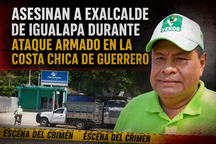 Asesinan a exalcalde de Igualapa durante ataque armado en la Costa Chica de Guerrero