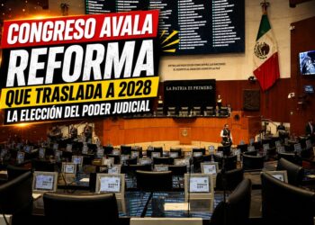 Congreso avala reforma que traslada a 2028 la elección del Poder Judicial