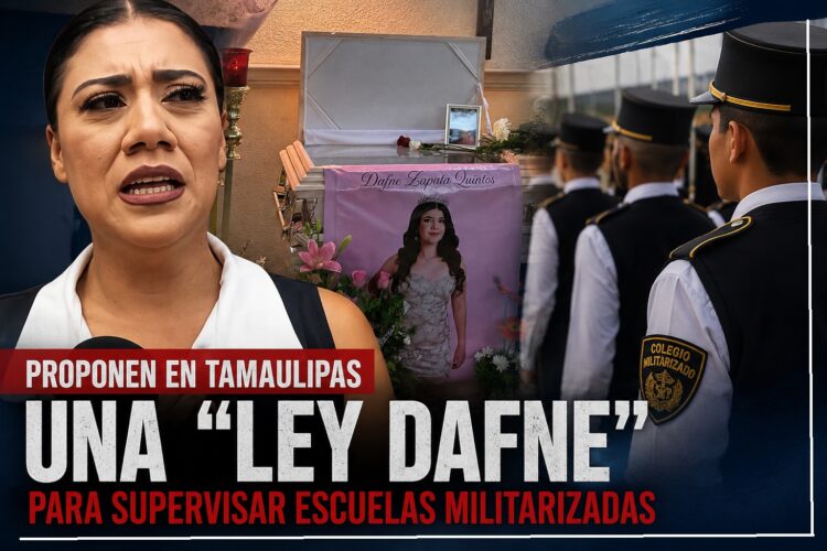 Proponen en Tamaulipas una “Ley Dafne” para supervisar escuelas militarizadas