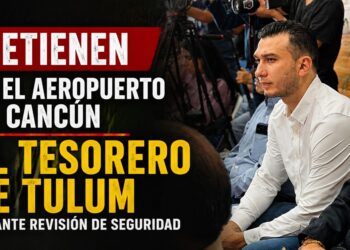 Detienen en el Aeropuerto de Cancún al tesorero de Tulum durante revisión de seguridad