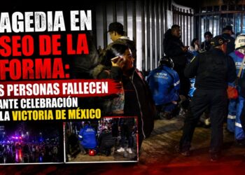 Tragedia en Paseo de la Reforma: tres personas fallecen durante celebración por la victoria de México