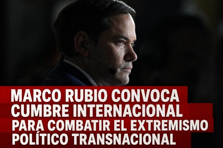 Marco Rubio convoca cumbre internacional para combatir el extremismo político transnacional