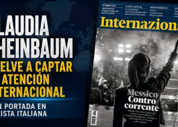 Claudia Sheinbaum vuelve a captar la atención internacional con portada en revista italiana