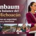 Sheinbaum destaca avances del plan Michoacán para fortalecer la paz y la justicia